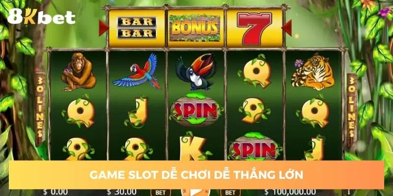 Hình thức game slot dễ chơi dễ thắng